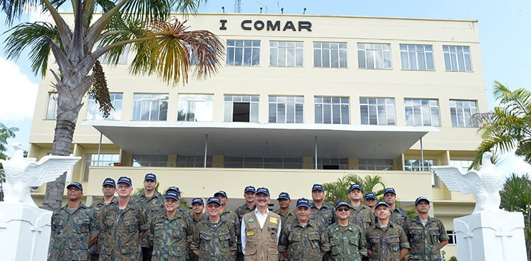Ministro e comandante Rossato visitam I COMAR em Belém 