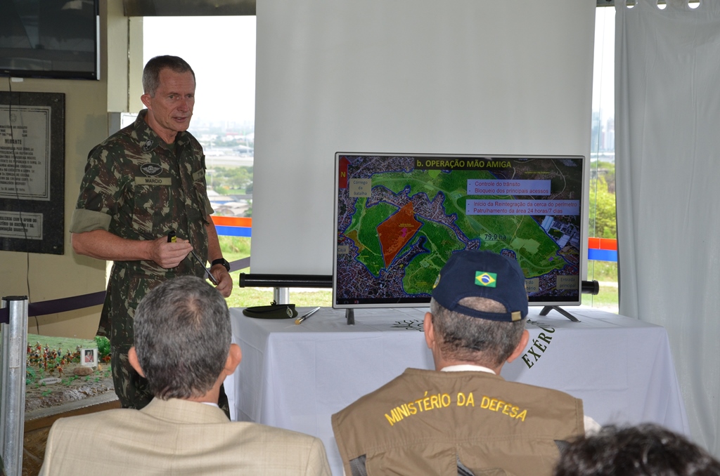 General Márcio Heise, comandante da 7ª região do CMNE, apresenta plano de revitalização do parque