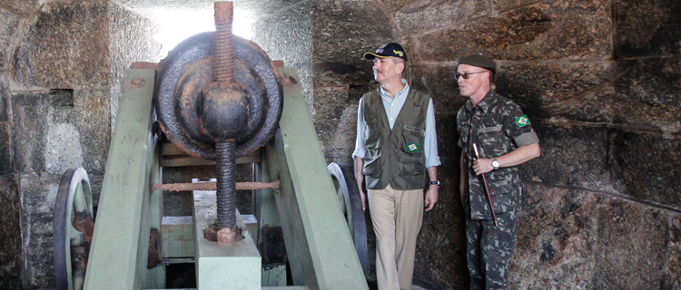 Aldo teve acesso a informações históricas detalhadas durante as visitas