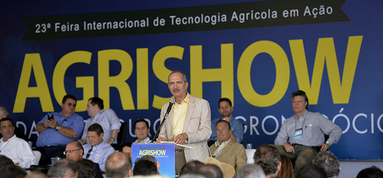 Aldo Rebelo participou da abertura da 23ª Feira Internacional Agrícola em Ação