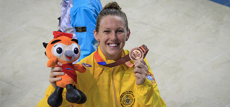 Graciele Herrmann irá representar o Exército na disputa dos 50 m livre nos Jogos Rio 2016