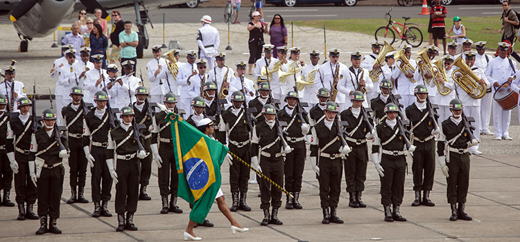 O ministro falou das conquistas que o Exército alcançou na Itália: o profissionalismo e o heroísmo do soldado brasileiro