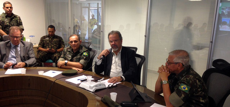 Nesta segunda-feira (12), o ministro Raul Jungmann encontra-se em visita ao CICCR, no Recife 