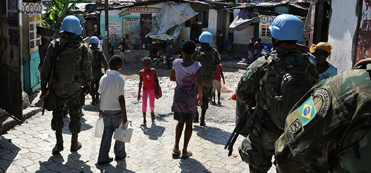 O Grupamento de Fuzileiros Navais prestou apoio necessário para a manutenção de um ambiente estável no Haiti