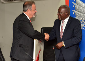 Jungmann foi recebido pelo primeiro-ministro do Haiti
