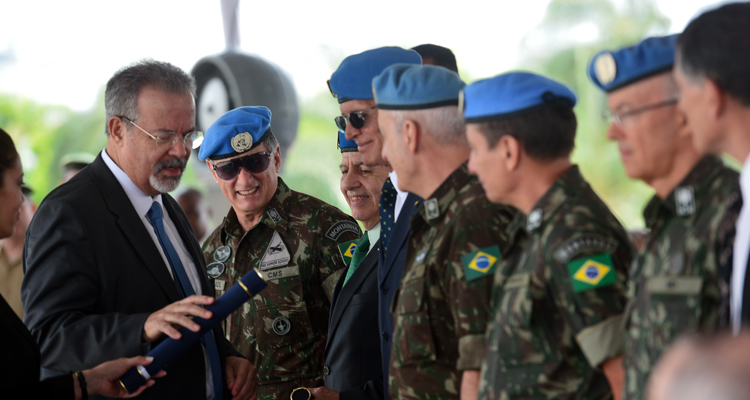 Ex-Force Commanders do componente militar na MINUSTAH também foram homenageados