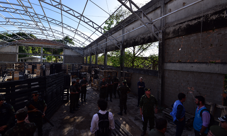 Recentemente, comitiva do Ministério da Defesa visitou em Roraima locais que passaram por melhorias