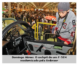 Domingo Aéreo: O cockpit de um F-5EM modernizado pela Embraer