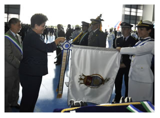 15/12/2011 - DEFESA - Presidenta Dilma Rousseff e ministro Celso Amorim defendem participação da sociedade no fortalecimento da Defesa nacional
