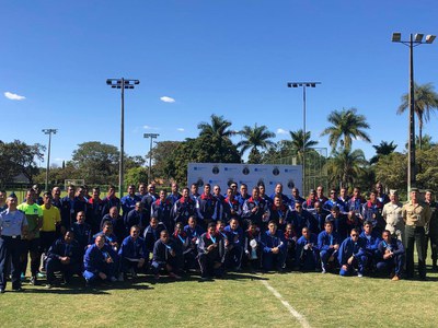 Campeonato de Futebol - Competições Esportiva das Forças Armadas (CERFA) - Etapa Marinha do Brasil, 2019, Brasília, Distrito Federal.