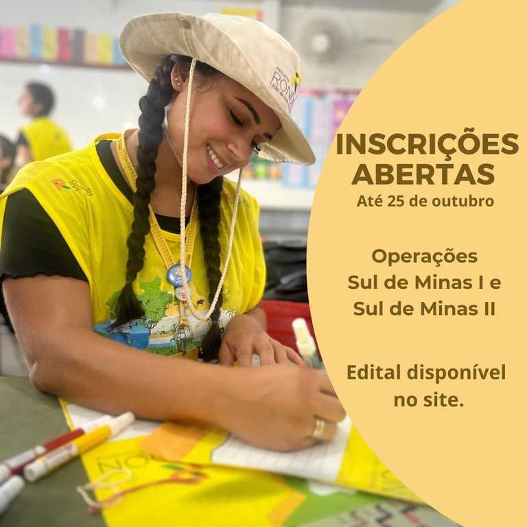 Inscrições abertas!