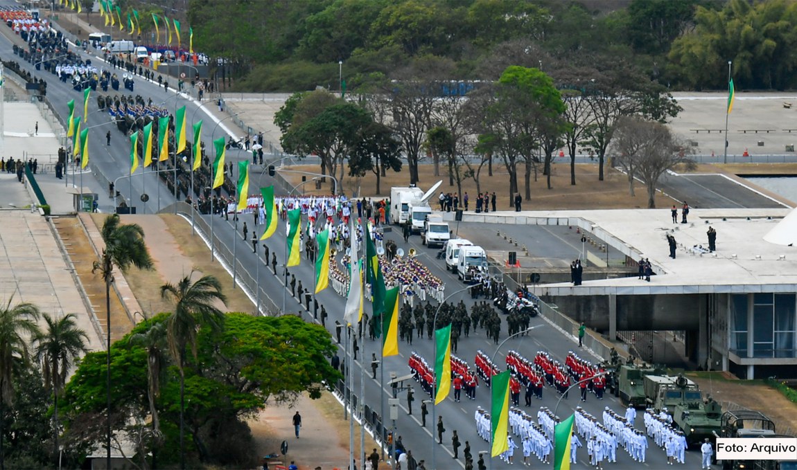 Brasília df brasil 07 de setembro de 2022 desfile do dia da