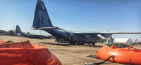 Aeronaves da FAB são empregadas para combater incêndio no Pantanal
