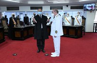 Almirante Viveiros toma posse no Superior Tribunal Militar