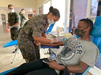 Campanhas de doação de sangue mobilizam militares em todo o Brasil