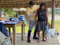 Comandos Conjuntos asseguram a vacinação de povos indígenas