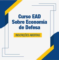 Economia de Defesa será tratada em curso a distância