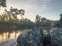 Forças Armadas realizam patrulhamento na fronteira com Suriname