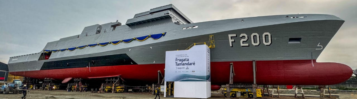 Lançamento da 1ª fragata classe Tamandaré gera 23 mil empregos e impulsiona a indústria naval