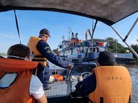 MARINHA - Capitania Fluvial do Pantanal apoia Agência Nacional de Vigilância Sanitária