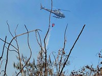 Militares apoiam combate a incêndio no Pantanal