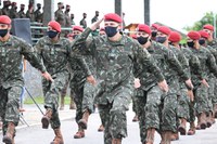 Militares brasileiros embarcam para a Operação Culminating nos Estados Unidos