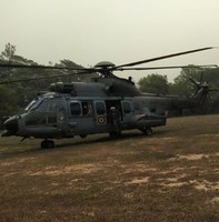 Militares concentram esforços no combate a focos de incêndio no Pantanal
