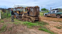 Militares e agentes do Ibama apreendem equipamentos usados em desmatamento ilegal