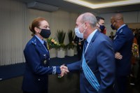 Ministro da Defesa participa de cerimônia de promoção da primeira militar a Oficial General da FAB