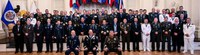 Oficiais brasileiros comemoram mestrado pelo Colégio Interamericano de Defesa