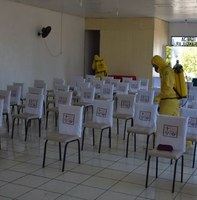 Operação Covid 19: militares prosseguem com ações de descontaminação de locais públicos