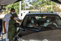 Rio de Janeiro inaugura mais um posto de vacinação com apoio das Forças Armadas