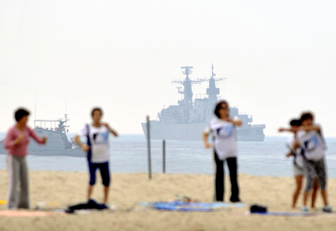 Militares das Forças Armadas foram mobilizados para ajudar a garantir a segurança durante a Rio+20