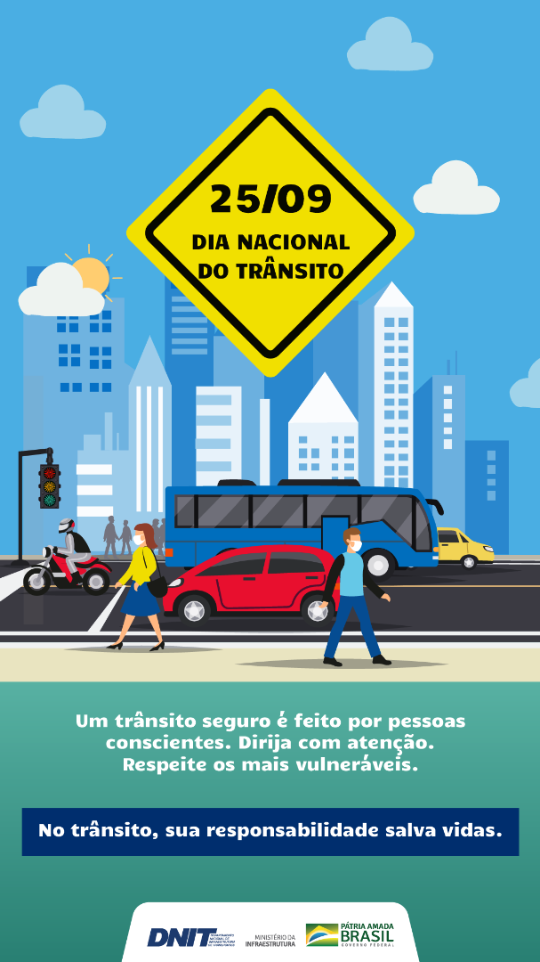 Arte - Dia do Trânsito, 25 de setembro em 2023  Educação para o transito,  Dia nacional do trânsito, Sinais de trânsito