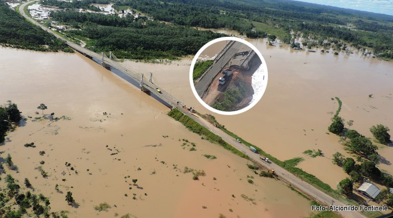 Atenção usuário: BR-364/AC encontra-se parcialmente interrompida no km 544