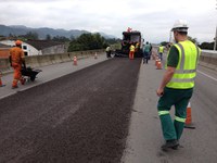 BR-101 Sul/SC terá trabalhos sobre ponte do Rio Tubarão, nesta sexta-feira