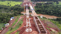 Comitiva do DNIT e ministro da Infraestrutura visitam obras do Contorno de Jataí e da BR-158/GO