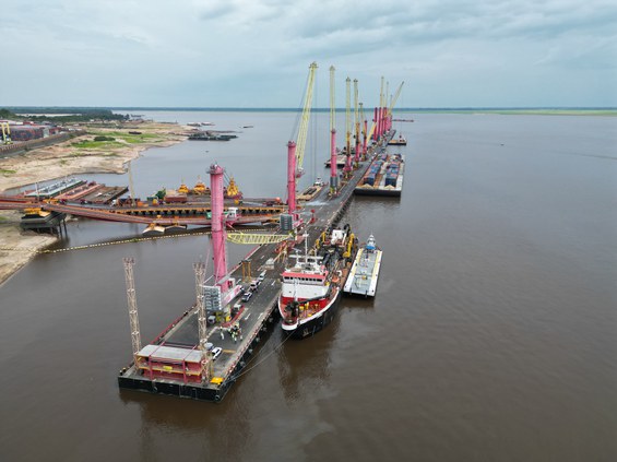 Embarcação fará obra de dragagem no Rio Amazonas, no trecho entre Manaus e Itacoatiara