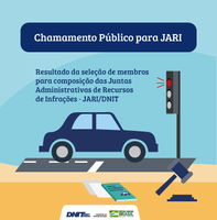 Confira o resultado do Edital de Chamamento para Seleção de Membros da JARI/DNIT