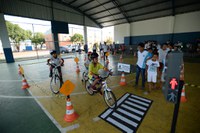 Crianças de Cuiabá/MT participam de projeto educativo de trânsito