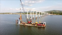 DNIT avança com obra da ponte sobre o Rio Araguaia, na BR-153/TO/PA