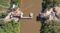 DNIT avança na construção de ponte que ligará o Maranhão a região produtora de grãos no Piauí