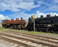 DNIT doa locomotiva de 1949 para o município de Lauro Müller