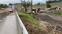 DNIT e Exército avançam com serviços emergenciais em ponte da BR-470/SC