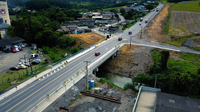 DNIT entrega nova ponte sobre o rio das Pombas na BR-470/SC