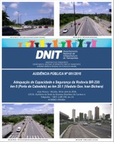 DNIT realiza Audiência Pública sobre Adequação de Capacidade e Segurança da BR-230