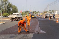 DNIT realiza obras de manutenção na BR-163/364 no Mato Grosso