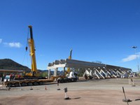 DNIT/RS conclui trabalho de içamento de vigas no viaduto do Castelinho, em Santa Maria/RS