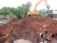 DNIT/RS inicia construção de galeria pluvial no bairro Parque Pinheiro Machado, em Santa Maria