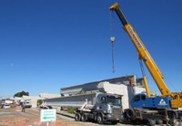 DNIT/RS lança vigas em mais um viaduto da Travessia Urbana de Santa Maria